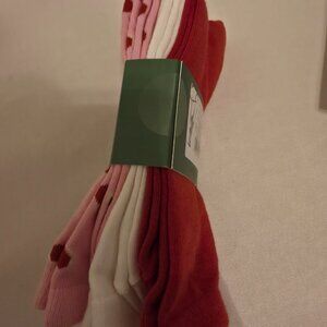 KATE SPADE SOCKS 3 PACK POLKA DOTS NWT